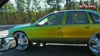 96 Impala SS on 28s Cruising The Interstate  1080p HD [upl. by Berenice423]