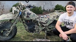 EASY CAMO PAINT JOB HOW TO  Motorcycle [upl. by Dahsraf]