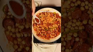 🍛 Arroz con Garbanzos de Bote y Chorizo Sabor Tradicional en una Receta Práctica 🌶️🍚 [upl. by Nalyt786]