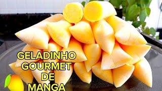 Como fazer geladinho gourmet de manga [upl. by Ofloda]