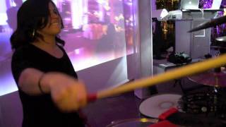 Crystal Vargas on Percussion  with KEY MUSIC GROUP [upl. by Lynea541]