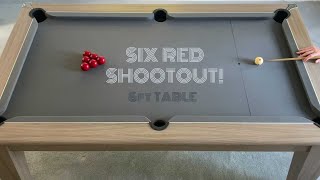 Six Red Shootouts of the week 2  6ft table uk [upl. by Ecad]