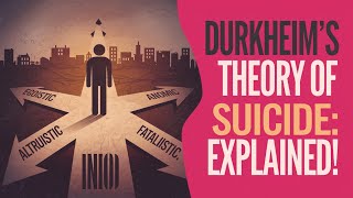 Durkheims Suicide Theory Explanation Types and Modern Critique UPSCIAS Sociology Mentorship [upl. by Zilef560]