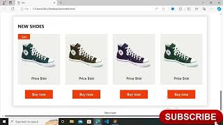 HTML CSS amp JS Responsive E Commerce Website Design added [upl. by Casteel]