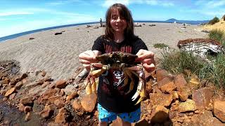 First time beach mining Gold Beach Oregon [upl. by Nosnevets546]