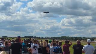 F35 Lightning II hover display at RIAT 2024 [upl. by Yleve305]