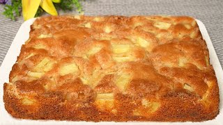 Kuchen in 5 Minuten Der berühmte Apfelkuchen der in ihrem Mund schmilzt Einfach und lecker [upl. by Longfellow]