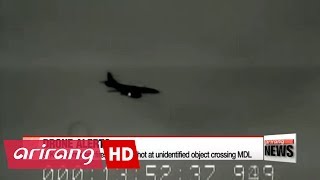 North Korea drone crosses military demarcation line [upl. by Odlanra]