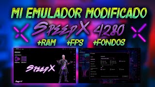 SpeedX 4280 🚀 NUEVO BLUESTACKS MODIFICADO PARA PC DE GAMA BAJA SIN BUGS A 240 FPS 😨 [upl. by Arde]