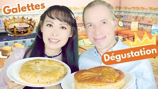 😋 Dégustation Galettes des rois 👑 Cookie Pokémon amp Chocolat Gianduja [upl. by Wendel]