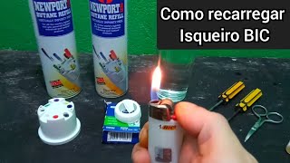 Como recarregar isqueiro BIC [upl. by Corly]