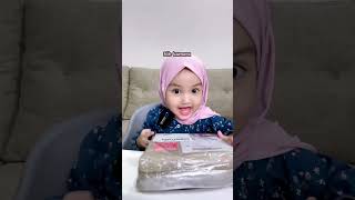 Allahuma baarik ❤️  Unboxing buku 1 Baby funny fyp parenthood youtube [upl. by Pitchford]