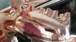 How to vinyl wrap a side mirror in chrome By ckwraps [upl. by Aylmer]