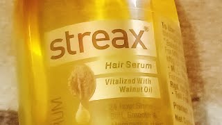 Streax hair serum review 🤩 live 🪔❤️ [upl. by Olnee]