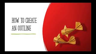 How to Create an Outline [upl. by Ynnel564]