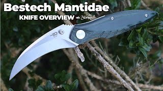 Bestech Mantidae Folding Knife 5Minute Overview  Atlantic Knife [upl. by Ainez]