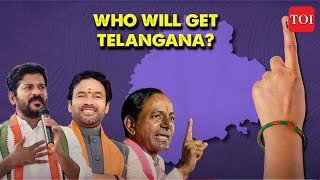 Telangana Exit Poll Is Congress reclaiming power from KCR in 2023  Telanganas Political Shakeup [upl. by Bulley440]