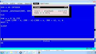 QBasic Tutorial 31  QB64 Drawing Part 1 [upl. by Alvan]