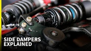 Formula One Side Dampers Explained [upl. by Ametaf]