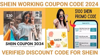 NEW Shein Coupon Code 2024  Apply THIS Promo Code for Shein Haul  Shein Discount Codes Here [upl. by Ynohta658]