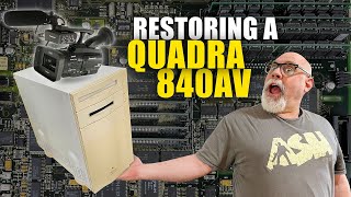 Restoring and video editing with a Macintosh Quadra 840AV [upl. by Sapowith392]