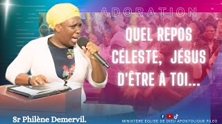 181 Français chant despérance quel repos celeste Jésus dêtre à toiADORATIONMEDAF RD [upl. by Aliuqahs338]