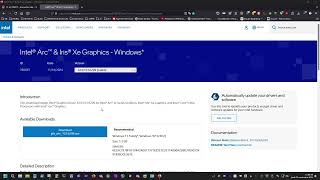 WindowsIntelArc™ amp Iris® Xe Graphics  Windows [upl. by Eardnaed79]