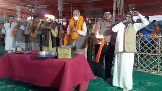 Ganga Aarti at Mahakal Ghat Arail  Jai Shree Mahakaal Sewa Trust [upl. by Yart602]