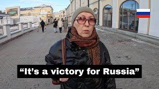 Russians React to Donald Trump Presidential Victory [upl. by Suanne35]