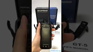 New Ver BAOFENG GT5 Powerful Long Range Walkie Talkie Portable FM Dual Band UHF VHF Waterproof [upl. by Nihsfa]