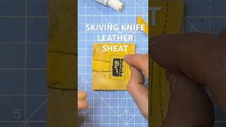 DIY  Skiving Leather Knife  Watch the Full Video httpsyoutubevI8RooeDlyo diy shorts [upl. by Ynaffi]