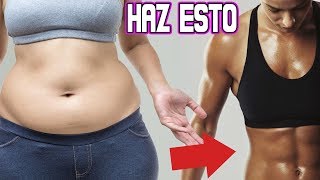 COMO PERDER GRASA ABDOMINAL EN MUJERES [upl. by Asatan]