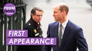 Prince William Makes First Appearance Since Photo Controversy [upl. by Leunamne]