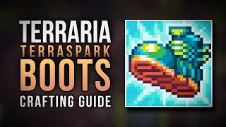 Terraspark Boots Crafting Guide  Terraria 144 [upl. by Eissel301]