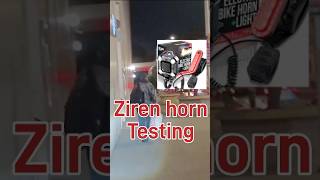 Ziren bike horn test [upl. by Ymot]