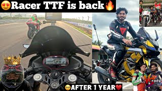 😍After 1 year 😈Racer TTF is back🔥🇮🇳Indian Racer TTF 😱started bike Race🔥🥰Best student  moto vlog [upl. by Elburr]