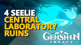 4 Seelie Central Laboratory Ruins Genshin Impact [upl. by Neile]