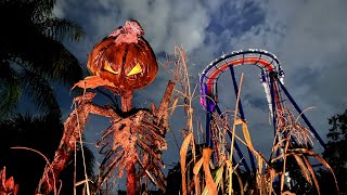 HowlOScream Tampa 2022 COMPLETE WalkThru All 5 HAUNTED HOUSES  Scare Zones  Opening Night [upl. by Zela459]