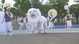 2242 Korean Lion Dance Busan South Korea [upl. by Paymar]