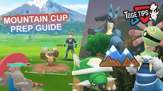 Mountain Cup Prep Guide  Pokémon Go [upl. by Ahtinak567]