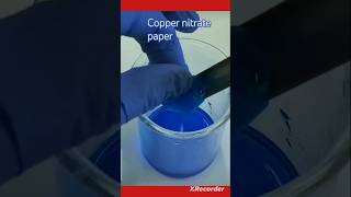 Copper nitrate paper ko jlane par chemistry chemical chemistry shortscopper nitrate [upl. by Harness284]