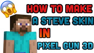 How to make a Steve skin in Pg3d 😱 [upl. by Adnov15]