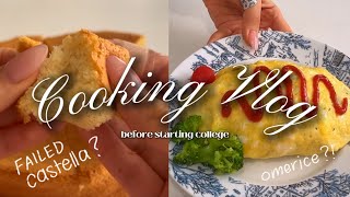 COOKING VLOG BEFORE COLLEGE  comfort cooking [upl. by Enilehcim]