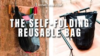 EVERLESS SMARTBAG  THE SELFFOLDING REUSABLE BAG  Kickstarter  GizmoHubcom [upl. by Reinhold]