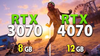 RTX 3070 vs RTX 4070  Test in 11 Games  1440p [upl. by Aenet]