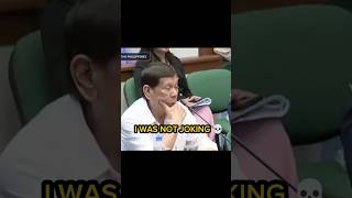 DU30 once said I was not joking 😏 duterte dutertelegacy senatehearing shortsviral trending [upl. by Eymaj]