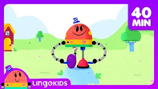 Head Shoulders Knees and Toes 🎶  More Fun Songs for Kids  Lingokids [upl. by Eizzik]