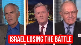 Norman Finkelstein Destroys Alan Dershowitz on Piers Morgan Show [upl. by Aronaele227]