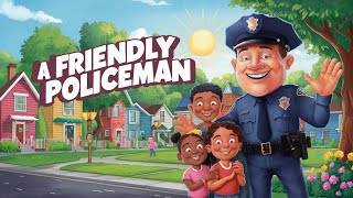 The Friendly Policemans Adventures kids Song and Rhyme [upl. by Frere]