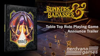 Nerdvana Games Presents Bunkers amp Badasses TTRPG PreOrder Now [upl. by Hoopen]